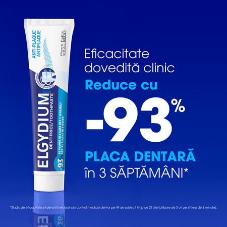 Pasta de dinti antiplaca, 75 ml, Elgydium 813213