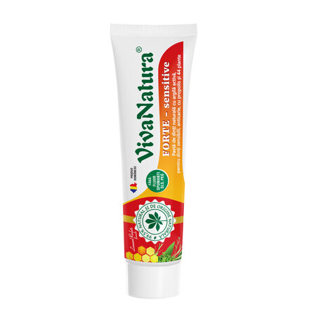 Pasta de dinti naturala cu argila activa Forte Sensitive, 80 ml, Vivanatura 765443