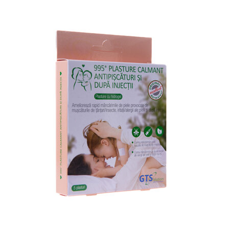 Plasture calmant antipiscaturi si dupa injectii, 5 bucati, GTS 616607