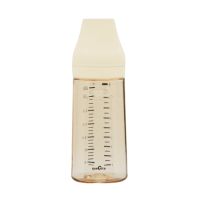 Biberon anticolici premium cu tetina, marimea M, Galben, 260 ml, Spectra