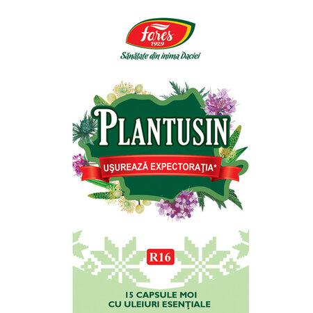 Plantusin R18, 15 capsule moi, Fares 722534