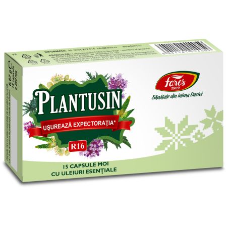 Plantusin R18, 15 capsule moi, Fares