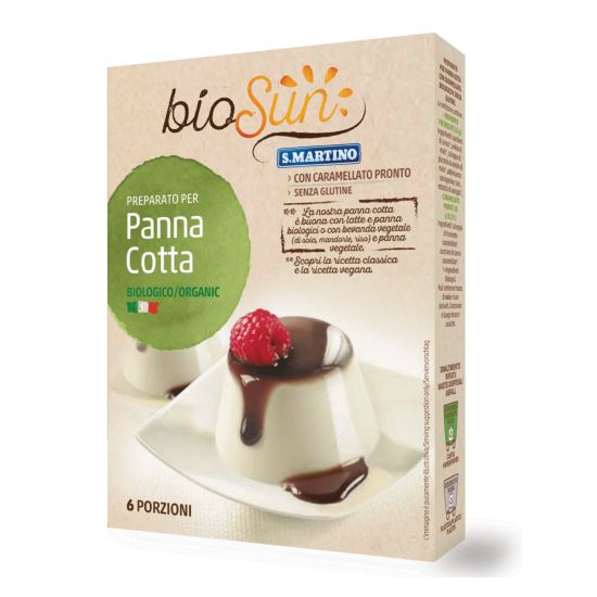 Panna Cotta Pudra Bio pentru budinca fara gluten Biosun, 95 g, S.Martino