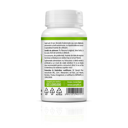 Iod Natural, 30 capsule, Zenyth 772539