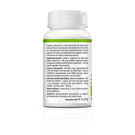 Iod Natural, 30 capsule, Zenyth 772540