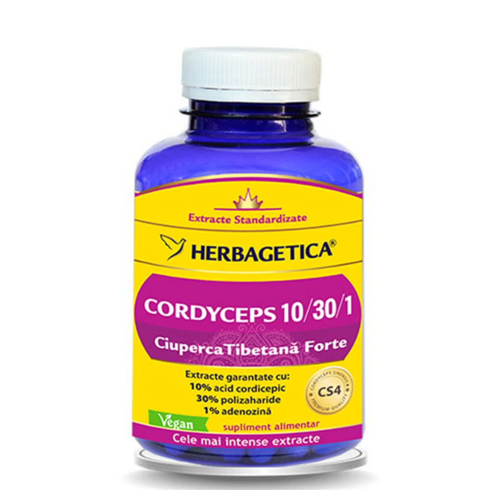 Cordyceps, 120 capsule, Herbagetica