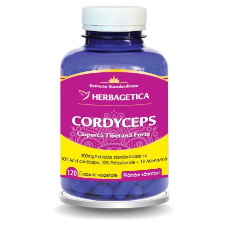 Cordyceps, 120 capsule, Herbagetica