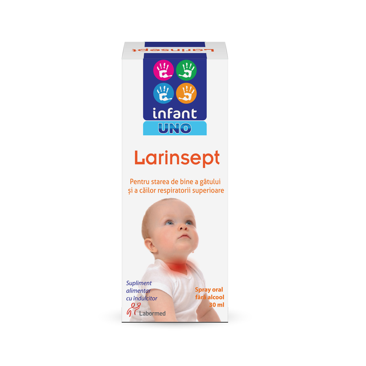 Infant Uno Larinsept spray, 3 luni+, 30 ml, Labormed