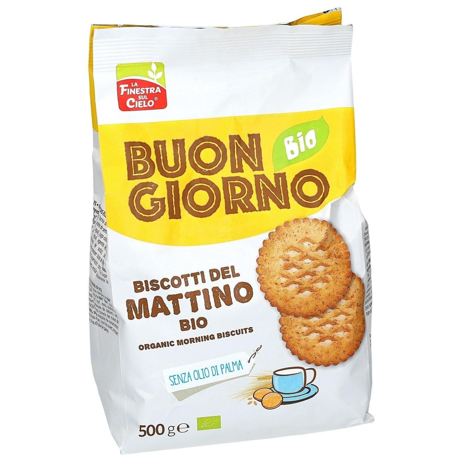 Biscuiti Bio fara ulei de palmier Buongiorno, 500 g, La Finestra Sul Cielo