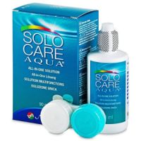 Solutie intretinere lentile de contact SoloCare Aqua, 90 ml, Menicon
