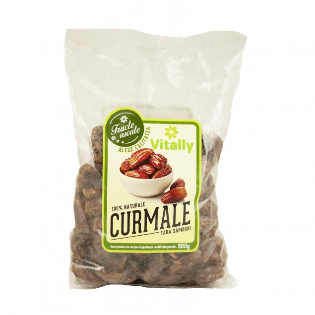 Curmale fara samburi, 500 gr, Vitally