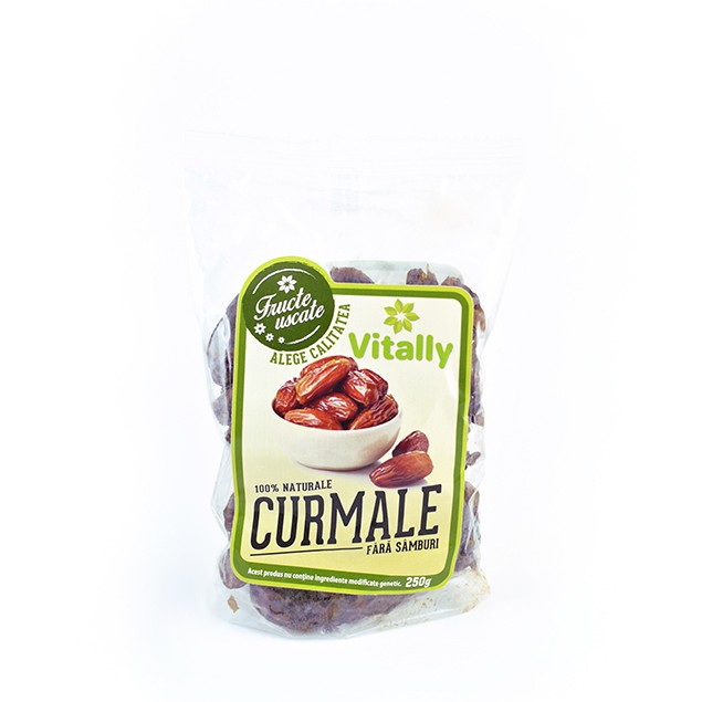 Curmale fara samburi, 250gr, Vitally