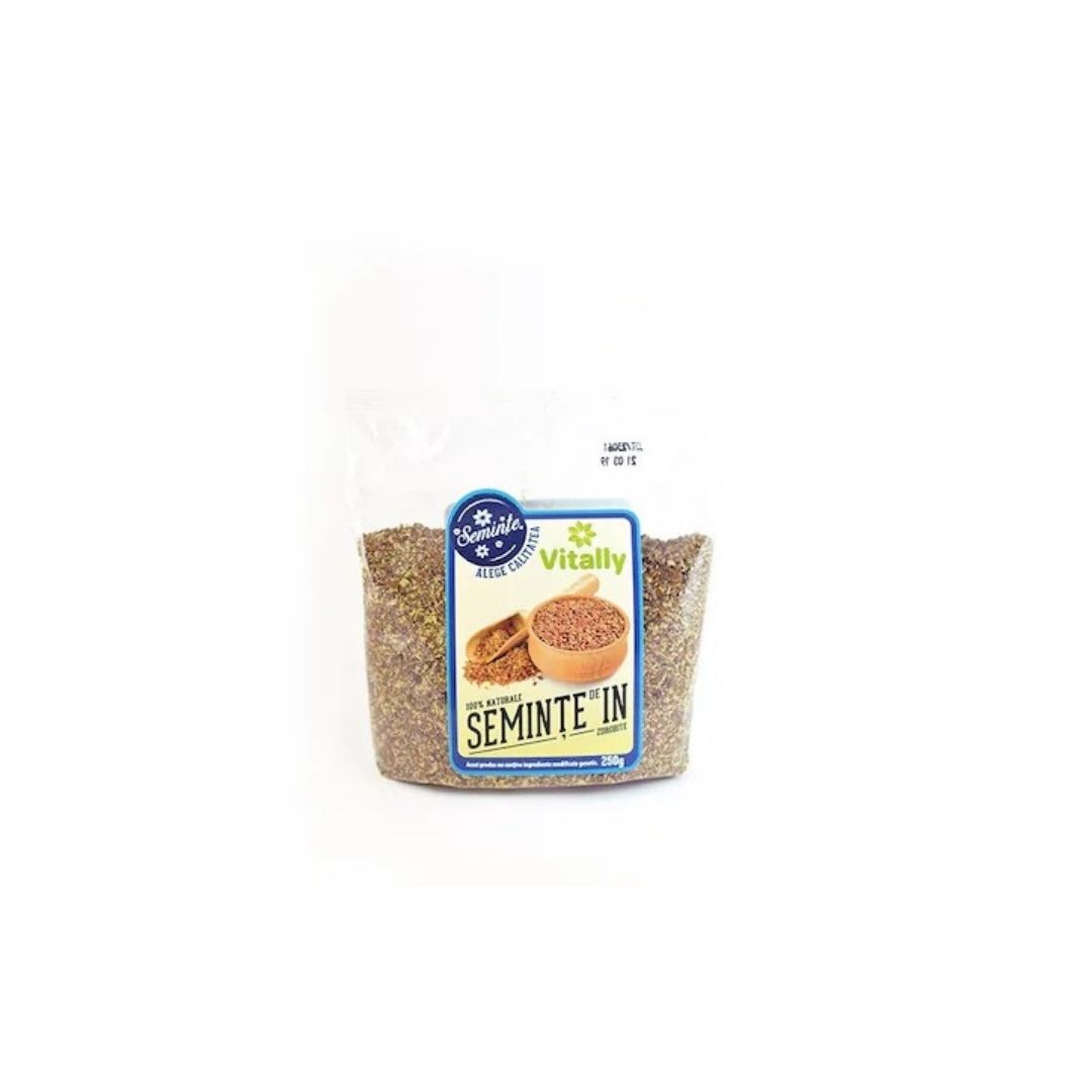 Seminte de in, 250 g, Vitally