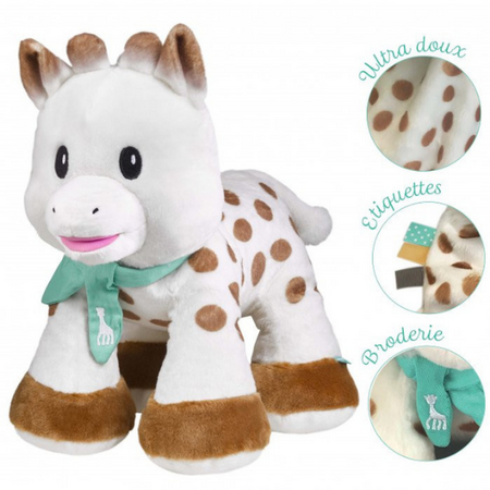Girafa Sophie pufoasa maxi, 35 cm, Vulli 467475