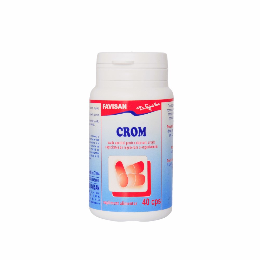 Crom, 40 capsule, Favisan