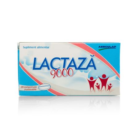 Lactaza 9000, 20 comprimate, Aesculap