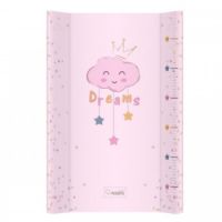 Saltea de infasat cu intaritura Clouds Pink, 70x47.5 cm, Klups