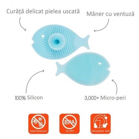 Burete pentru cojile bebelusului, Blue, Innobaby 467625