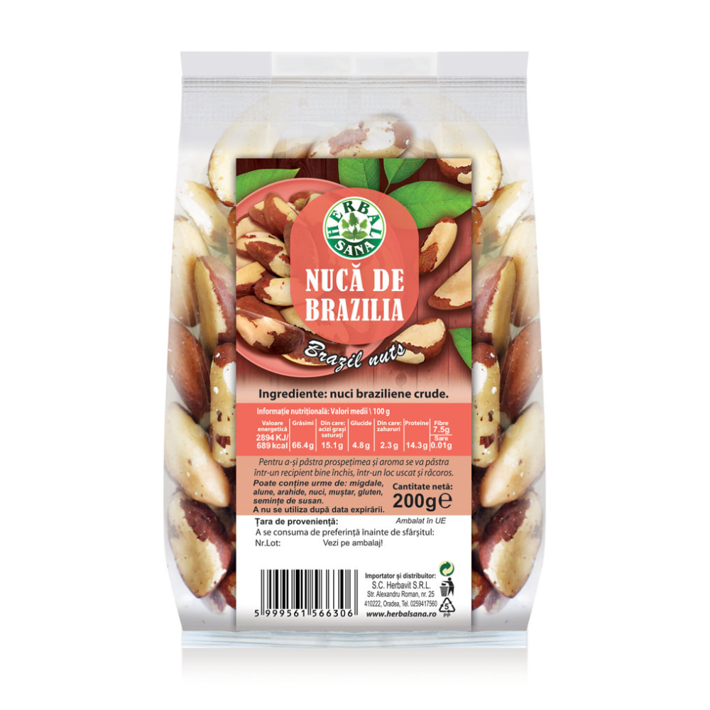 Nuca de Brazilia, 200 g, Herbal Sana