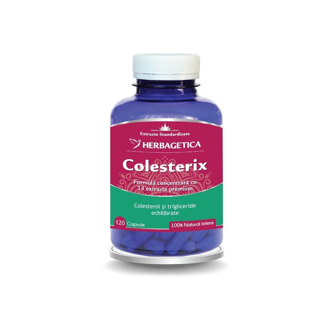 Colesterix, 120 capsule, Herbagetica