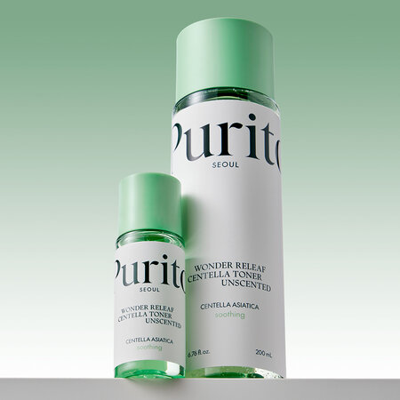 Toner de fata fara parfum Centella Wonder Releaf, 30 ml, Purito 646918