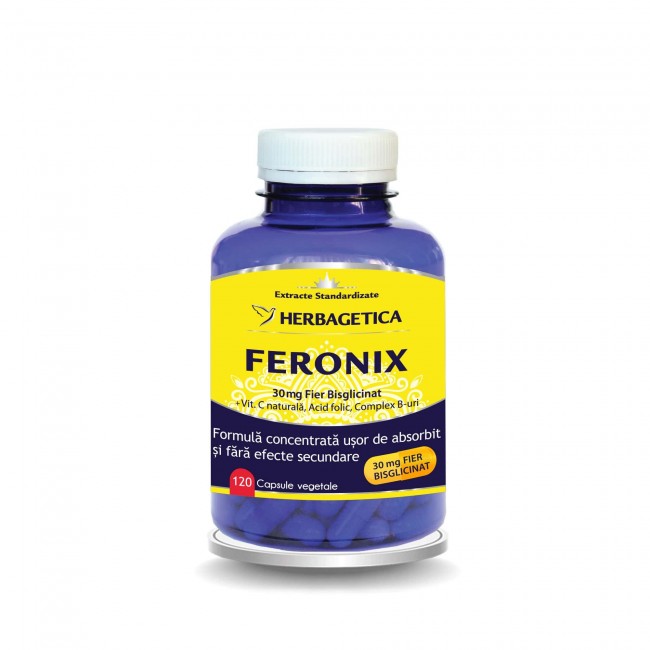 Feronix, 120 capsule vegetale, Herbagetica
