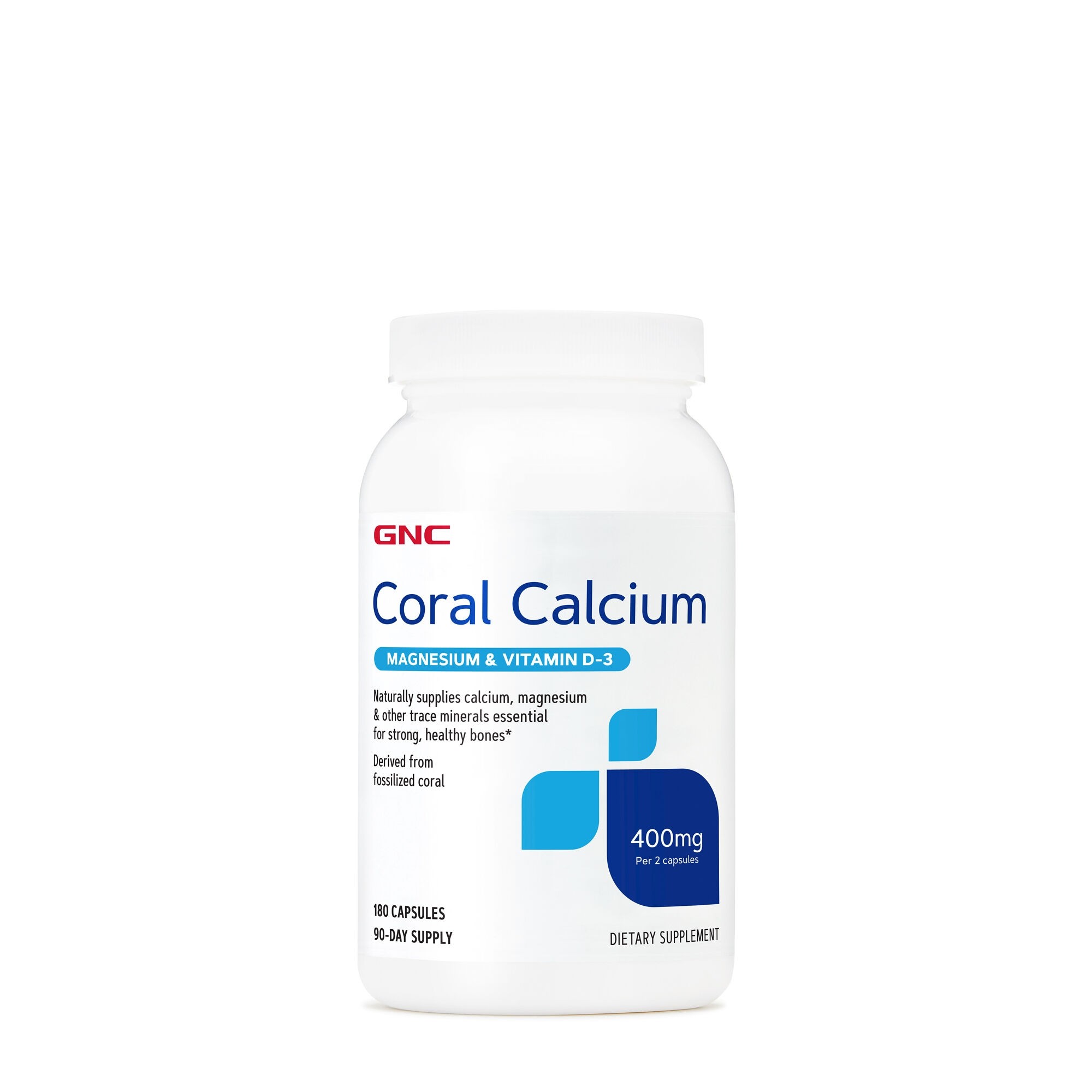 Calciu Coral, 180 capsule, GNC