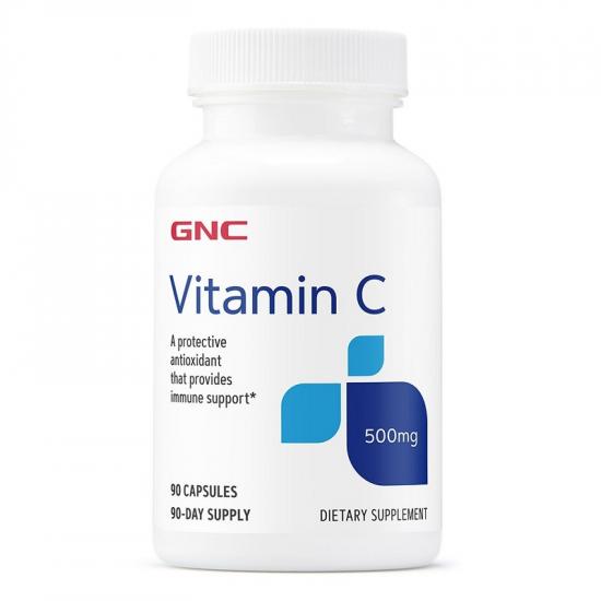 Vitamina C 500, 90 capsule, GNC