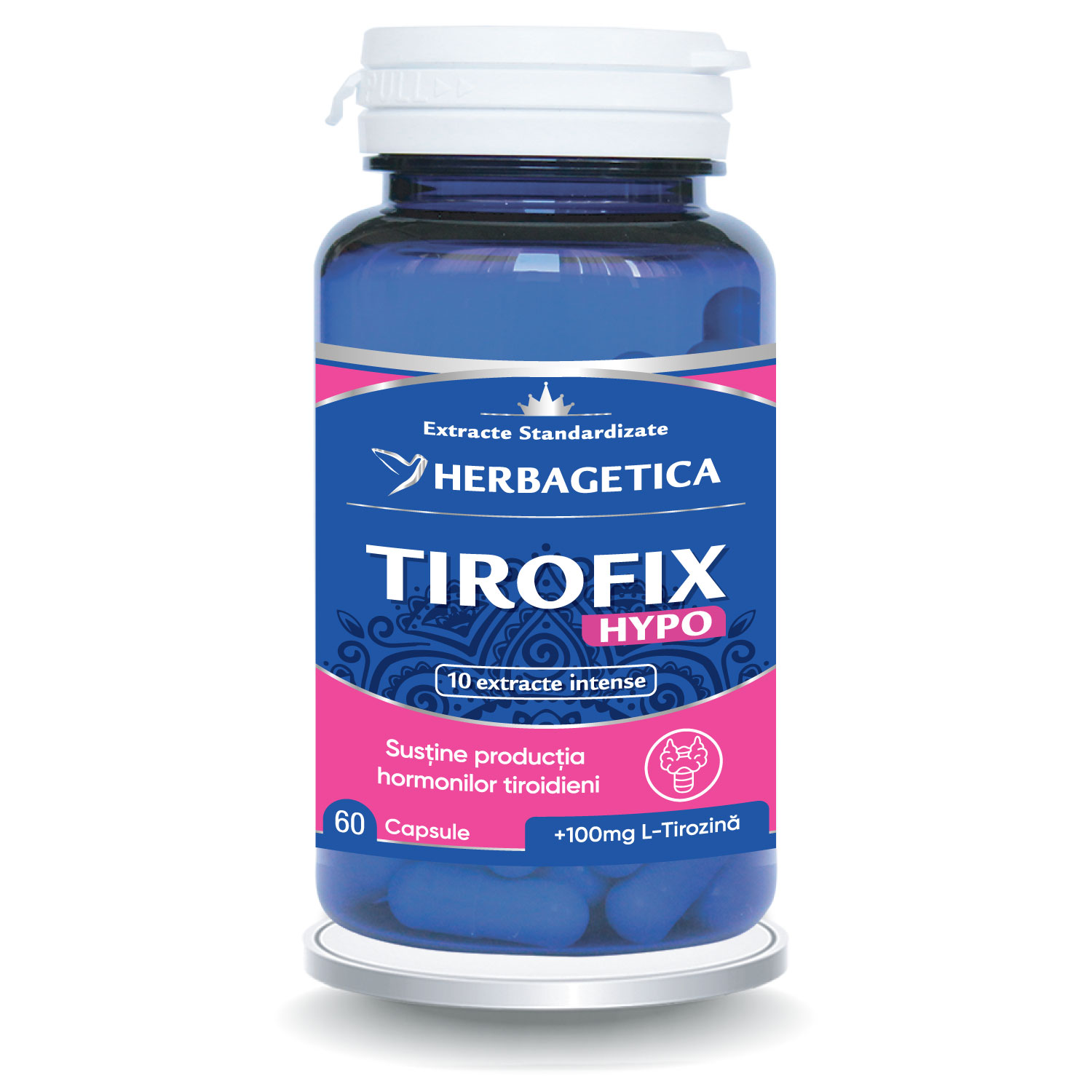 Tirofix Hypo, 60 capsule, Herbagetica