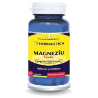 Magneziu forte, 60 capsule, Herbagetica