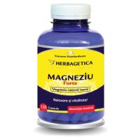 Magneziu forte, 120 capsule, Herbagetica
