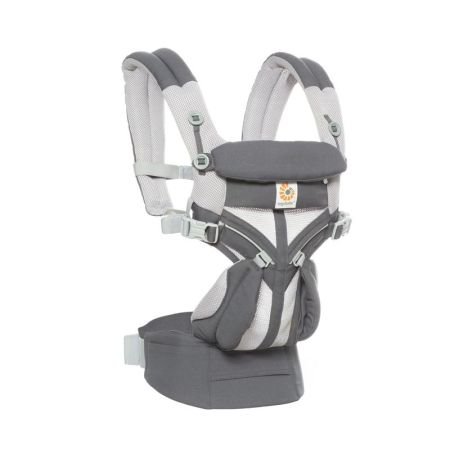 Marsupiu pentru copii, Omni 360 Cool Air Mesh, Carbon Grey, Ergobaby 446971