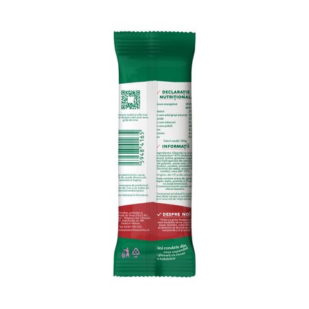 Mini rondele din orez cu glazura de cacao fara zahar, 24 g, SanoVita 809717