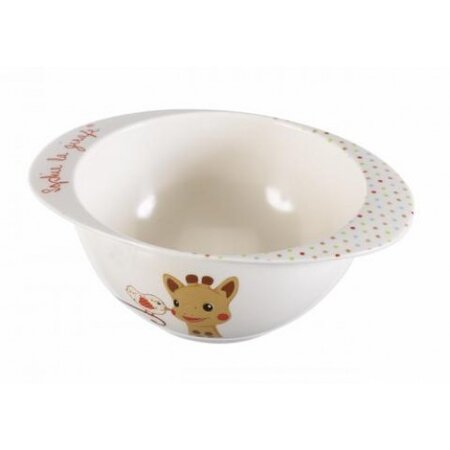 Set pentru masa din melamina Girafa Sophie & Kiwi, +6 luni, Vulli 513456