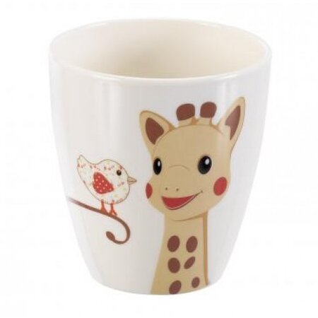 Set pentru masa din melamina Girafa Sophie & Kiwi, +6 luni, Vulli 513454