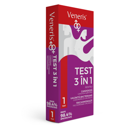 Test 3 in 1 unisex Veneris, 1 test, Barza