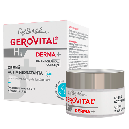 Crema activ hidratanta 24H Gerovital H3 Derma+