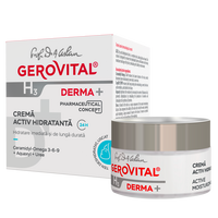 Crema activ hidratanta 24H Gerovital H3 Derma+, 50 ml, Farmec