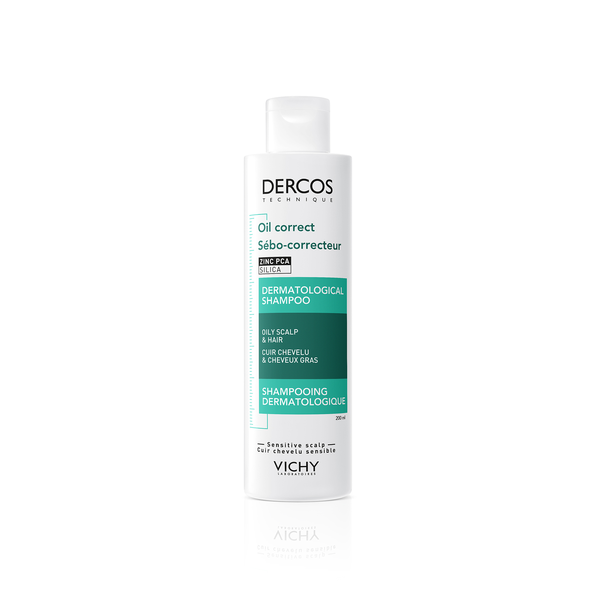 Sampon Tratament Sebocorector pentru par gras Dercos, 200 ml, Vichy