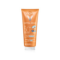 Lapte hidratant pentru fata si corp, pentru copii SPF 50+ Capital Soleil, 300 ml, Vichy