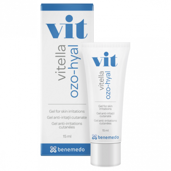 Gel anti-iritatii cutanate Vit Vitella Ozo Hyal, 15 ml, Benemedo