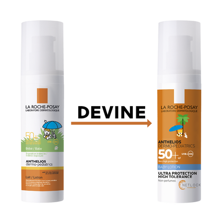 Lapte cu protectie solara pentru bebelusi SPF50+ Anthelios Dermo-Pediatrics, 50 ml, La Roche-Posay 555609