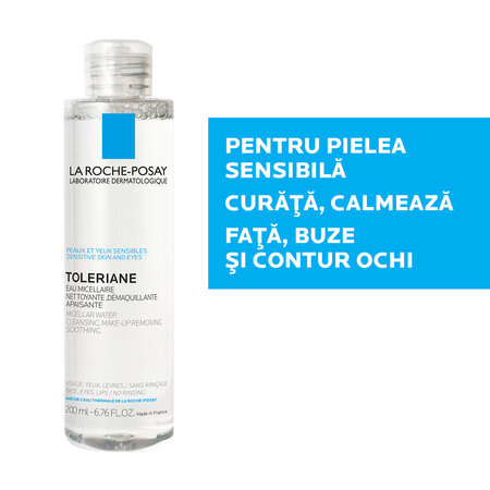 Apa micelara pentru pielea sensibila Toleriane, 200 ml, La Roche Posay 658284