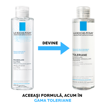 Apa micelara pentru pielea sensibila Toleriane, 200 ml, La Roche Posay 658286