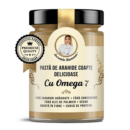 Pasta de arahide cu Omega 7, 350 gr, Secretele Ramonei