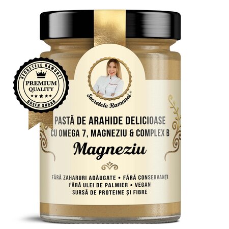 Crema de arahide cu Omega 7, magneziu marin si complex B