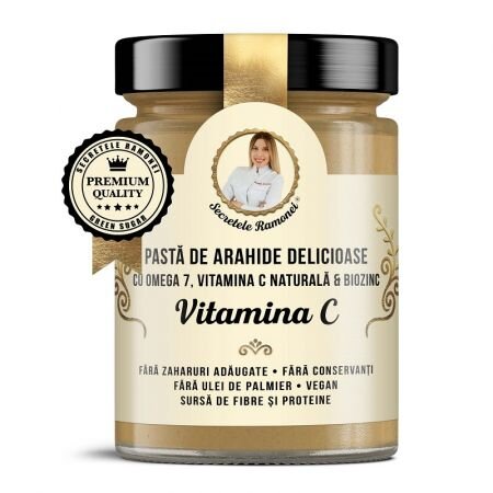 Pasta de arahide cu Omega 7, Vitamina C si Biozinc