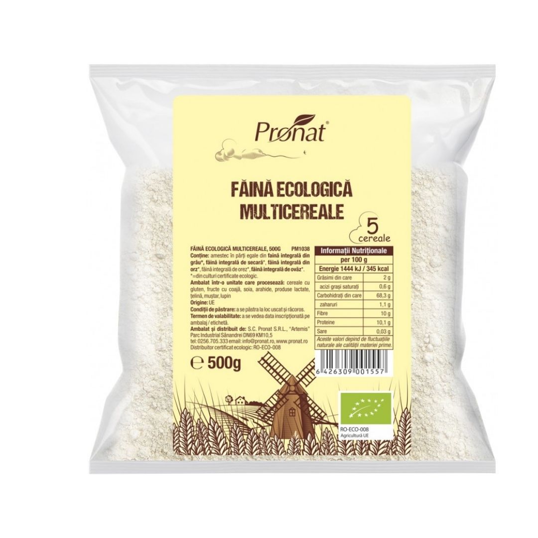 Faina multicereale Bio, 500 gr, Pronat