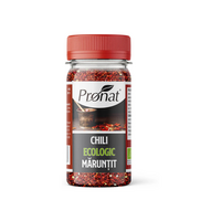Chili ecologic maruntit, 45 gr, Pronat