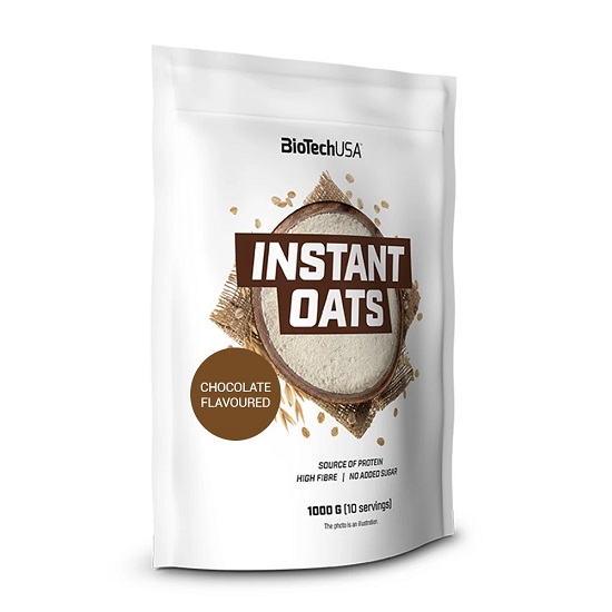 Terci de ovaz Instant Oats, Ciocolata, 1000 g, Biotech USA